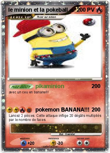 Pokemon le minion et la pokeball