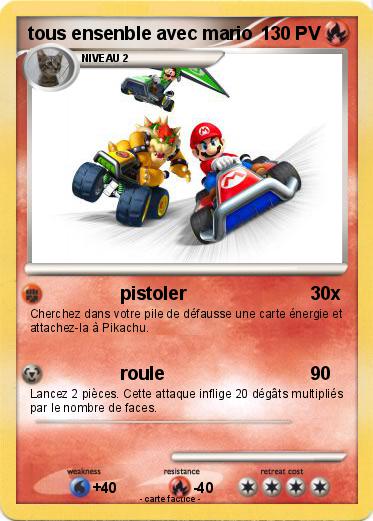 Pokemon tous ensenble avec mario