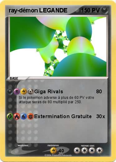 Pokemon ray-démon LEGANDE