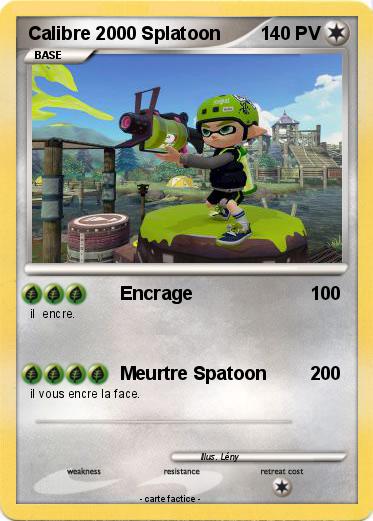 Pokemon Calibre 2000 Splatoon