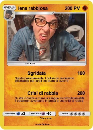 Pokemon Iena rabbiosa