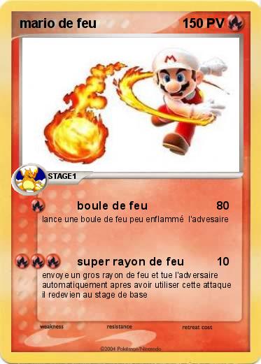 Pokemon mario de feu
