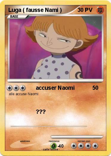 Pokemon Luga ( fausse Nami )