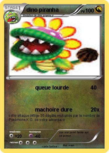 Pokemon dino piranha