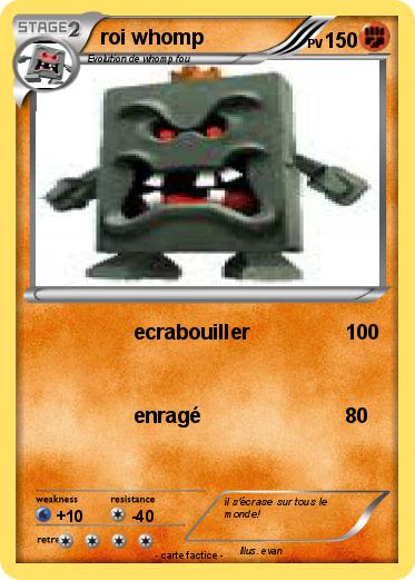 Pokemon roi whomp