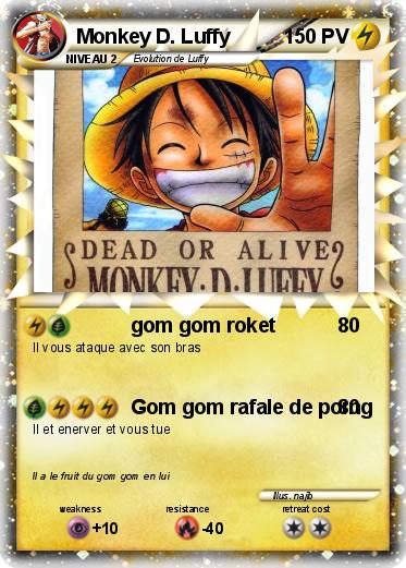 Pokemon Monkey D. Luffy