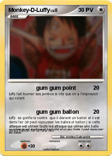 Pokemon Monkey-D-Luffy
