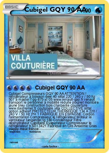 Pokemon Cubigel GQY 90 AA