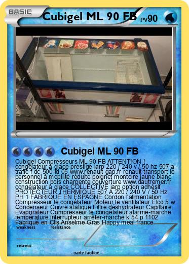 Pokemon Cubigel ML 90 FB