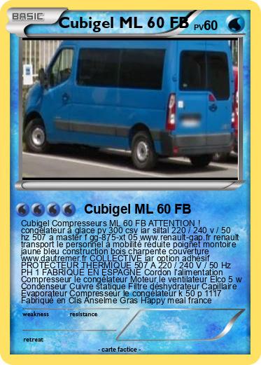 Pokemon Cubigel ML 60 FB