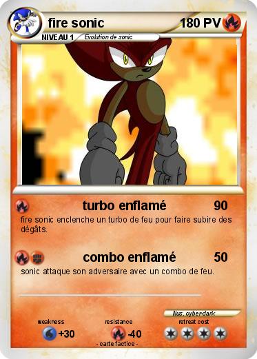 Pokemon fire sonic