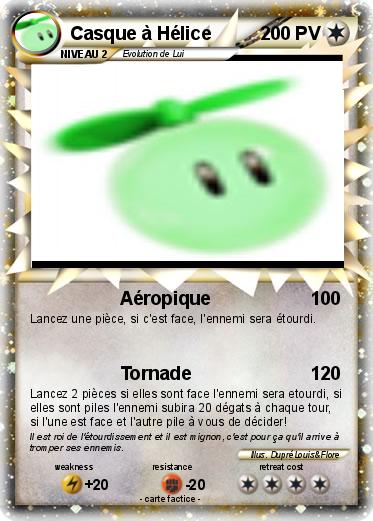 Pokemon Casque à Hélice