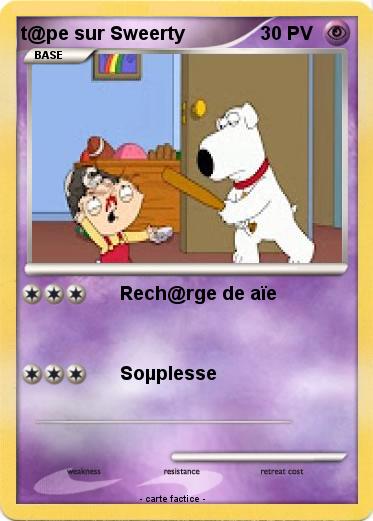 Pokemon t@pe sur Sweerty