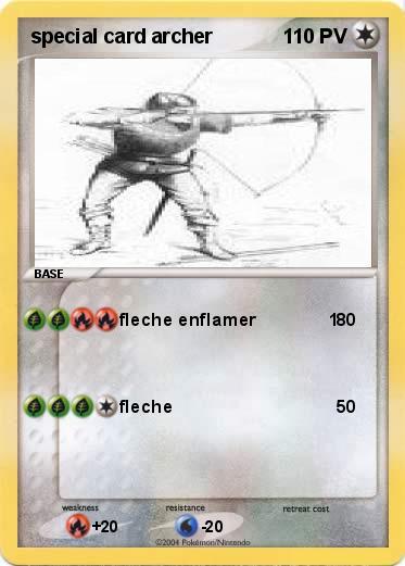 Pokemon special card archer