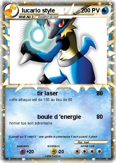 Pokemon lucario style