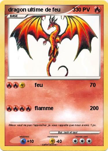 Pokemon dragon ultime de feu        3