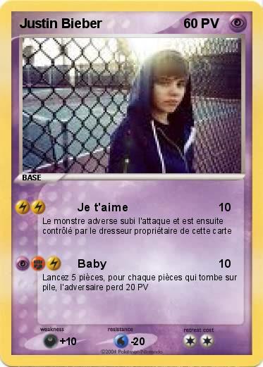 Pokemon Justin Bieber