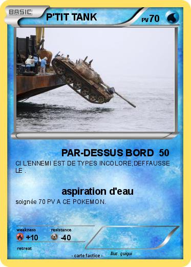 Pokemon P'TIT TANK