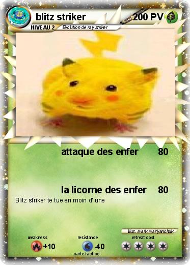 Pokemon blitz striker