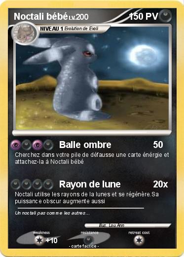 Pokemon Noctali bébé