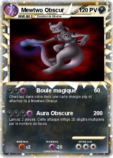 Pokemon Mewtwo Obscur