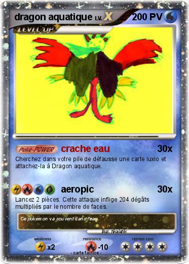 Pokemon dragon aquatique
