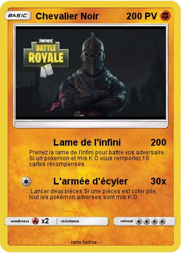 Pokemon Chevalier Noir