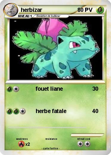 Pokemon herbizar