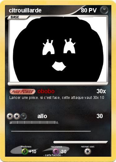 Pokemon citrouillarde