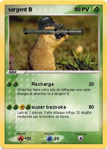 Pokemon sergent B