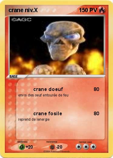 Pokemon crane niv.X