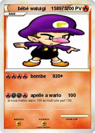 Pokemon bébé waluigi    158975