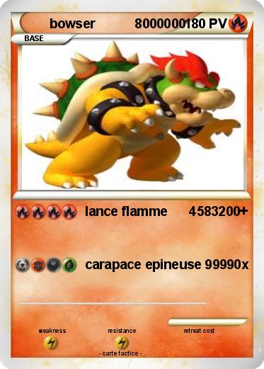 Pokemon bowser           8000000