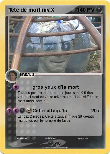 Pokemon Tete de mort niv.X