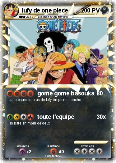 Pokemon lufy de one piece