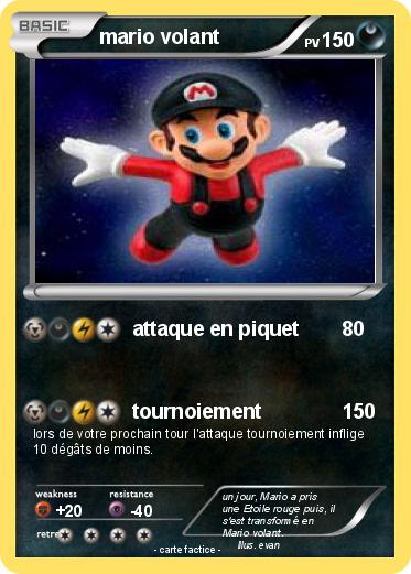 Pokemon mario volant