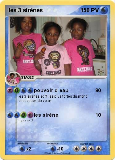 Pokemon les 3 sirènes