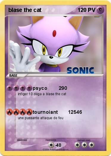 Pokemon blase the cat