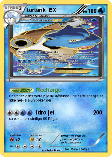 Pokemon tortank  EX