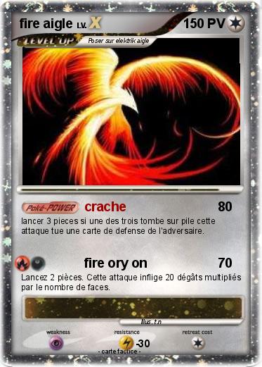 Pokemon fire aigle