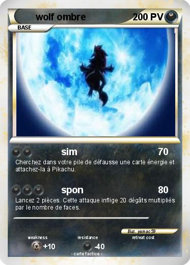 Pokemon wolf ombre