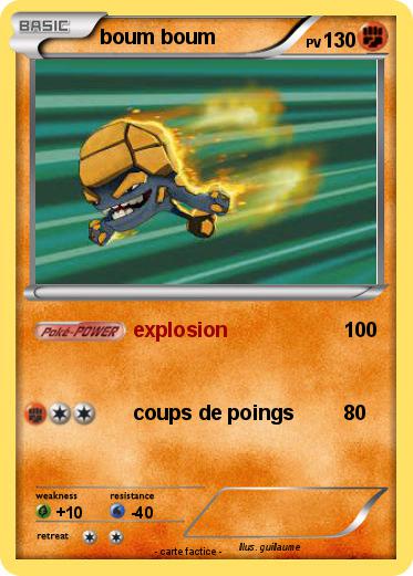Pokemon boum boum