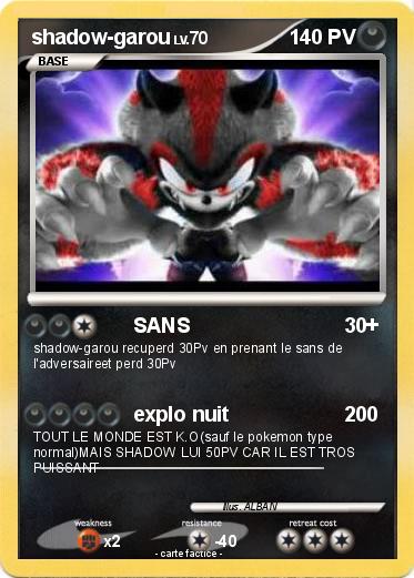 Pokemon shadow-garou