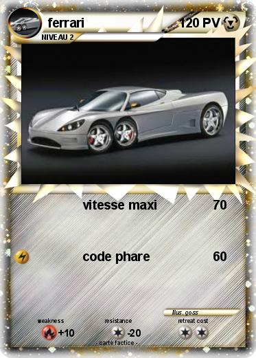 Pokemon ferrari