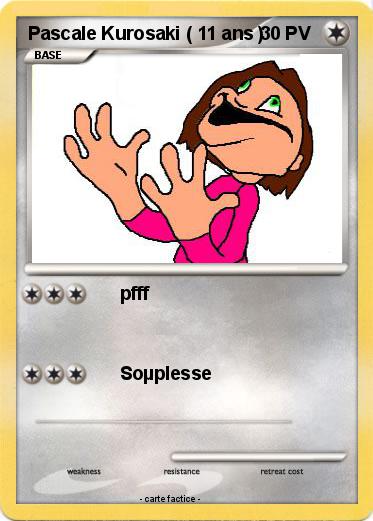 Pokemon Pascale Kurosaki ( 11 ans )