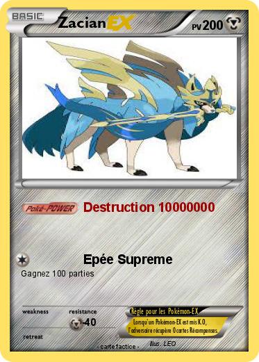 Pokemon Zacian