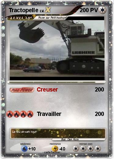 Pokemon Tractopelle