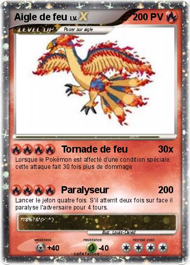Pokemon Aigle de feu