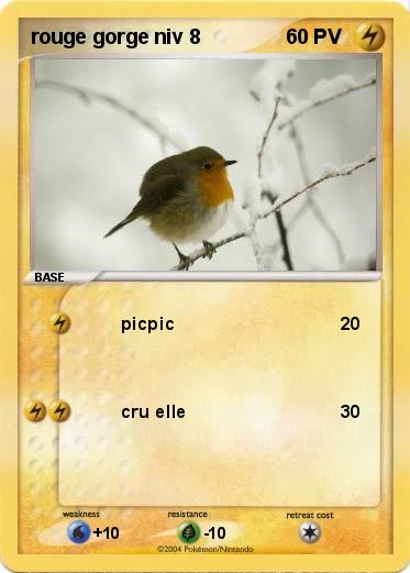 Pokemon rouge gorge niv 8