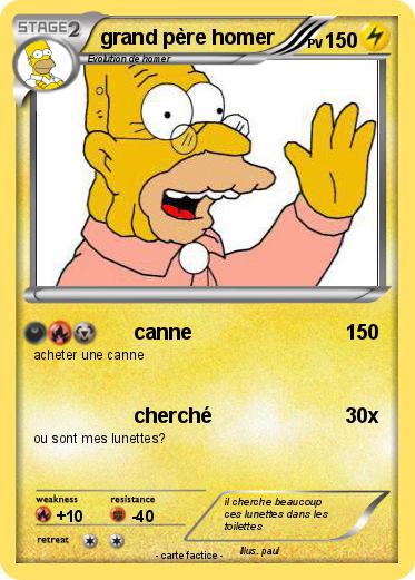 Pokemon grand père homer